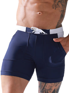 Men's Stylish Tethered Swim Shorts: Dive In!