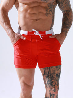 Men's Stylish Tethered Swim Shorts: Dive In!