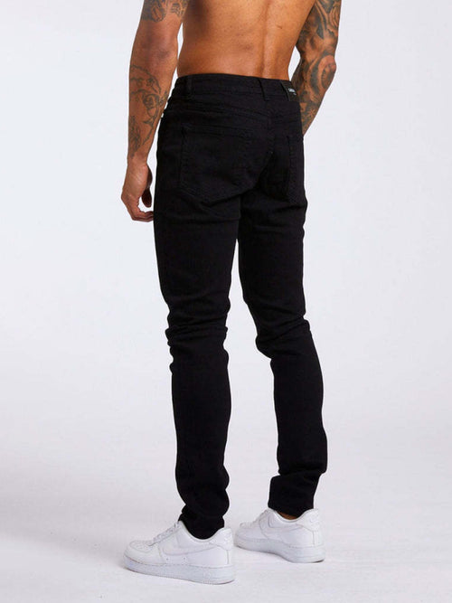 Solid Fit Skinny Jeans: Urban Jungle Mastery