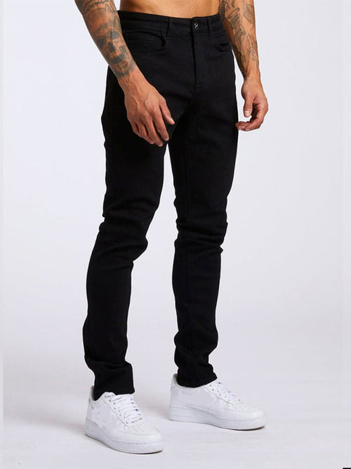 Solid Fit Skinny Jeans: Urban Jungle Mastery