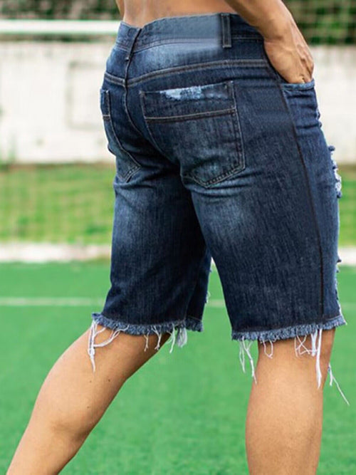 Modern Slim Fit Men's Fashion Jeans Shorts