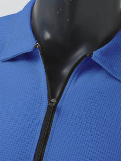 Classic Waffle Zip Jacket for Men