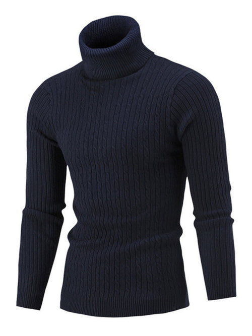 The Noble Turtleneck: Timeless elegance in knit.