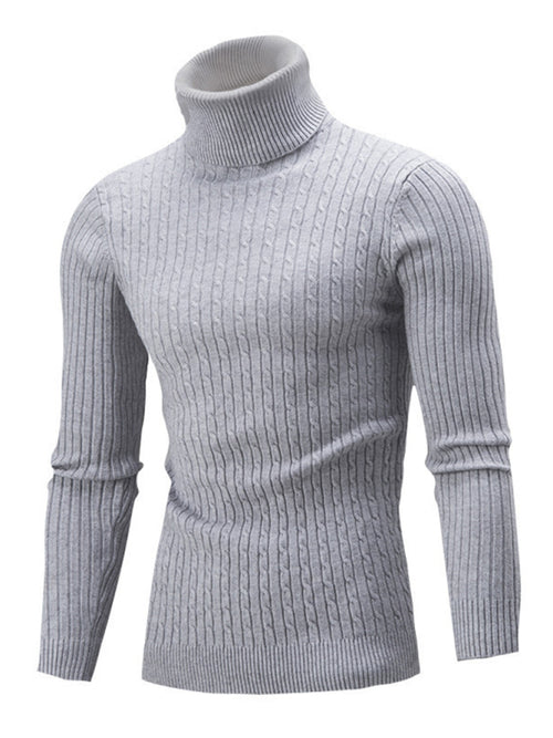 The Noble Turtleneck: Timeless elegance in knit.