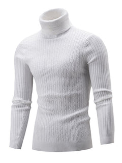 The Noble Turtleneck: Timeless elegance in knit.