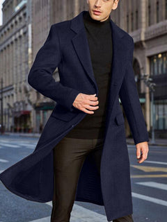 Refined Masculinity: Woolen Windbreaker of Elegance