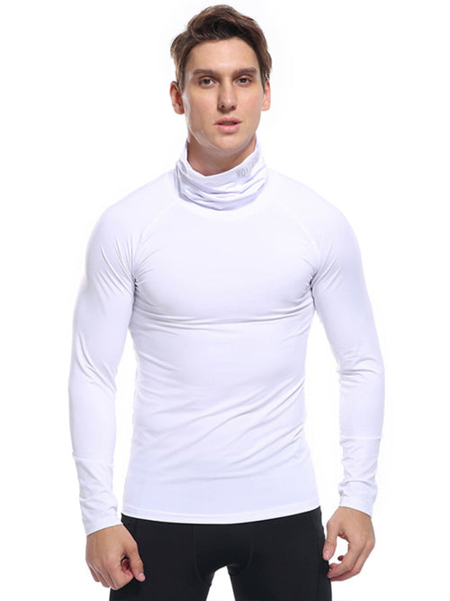 Bold Men's High-Neck Sports Tee