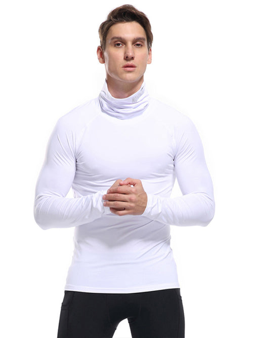 Bold Men's High-Neck Sports Tee