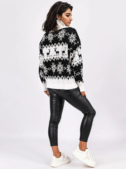 Jolly Wonderland Turtleneck Sweater