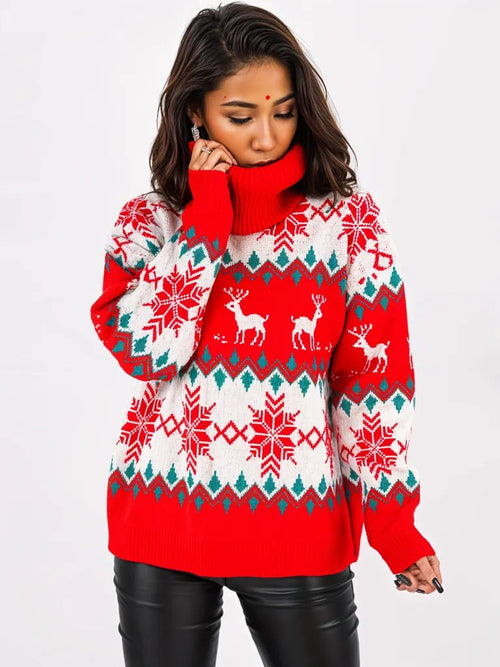 Jolly Wonderland Turtleneck Sweater