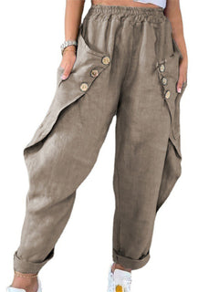 Everyday Cool Comfy Pocket Button Trousers