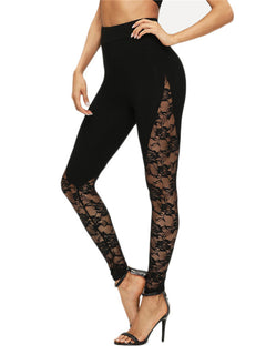 Slay All Day with Lace Stitching Leggings! 😍