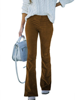 Get Stylish: High Waist Corduroy Pants 🌟