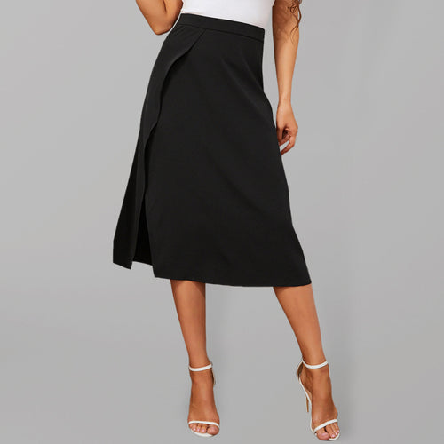 Graceful Spring Chic Midi Skirt - XS-L