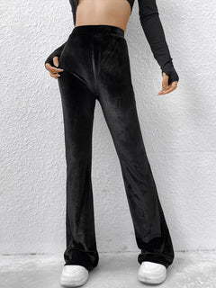 Flaunt Your Style with Velvet Flared Trousers!