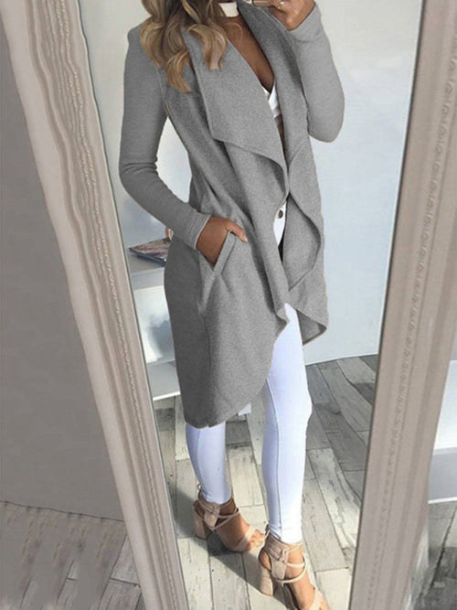 Chic and Sassy Slim Fit Lapel Jacket for Women