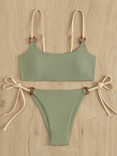 Summer Chic Women's Sexy Hoop Bikini Set