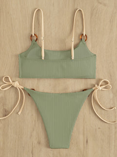 Summer Chic Women's Sexy Hoop Bikini Set