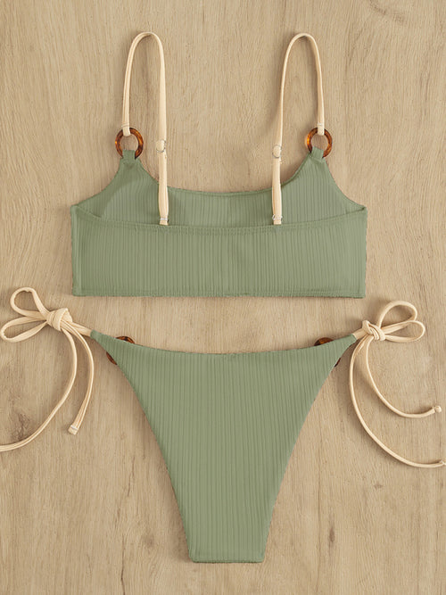 Summer Chic Women's Sexy Hoop Bikini Set