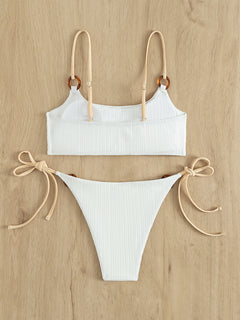 Summer Chic Women's Sexy Hoop Bikini Set