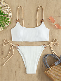 Summer Chic Women's Sexy Hoop Bikini Set