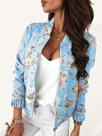 Charming Zippered Cardigan Jacket for Effortless Style