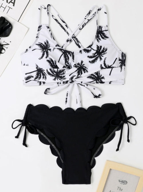 Enchanting Coconut Love: Elegant Bikini