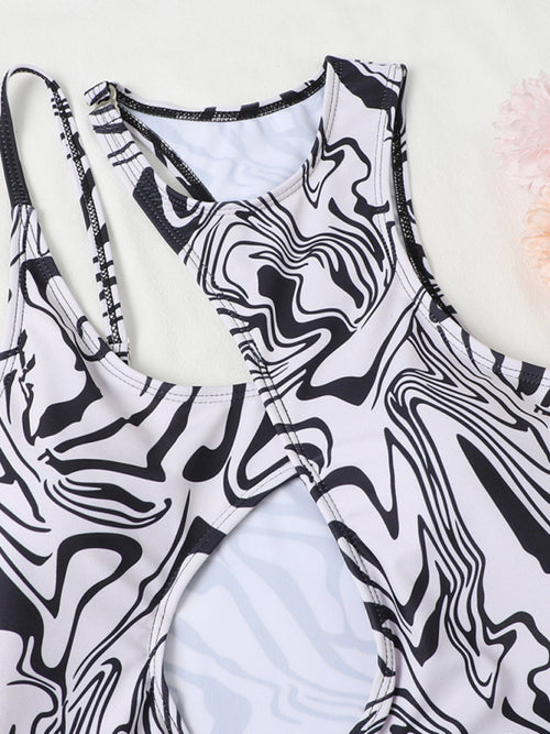 Multicolor One-Shoulder Swimwear for Effortless Beach Glam