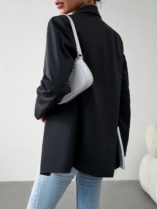 Chic Double-Breasted Jacket for Elegant Adventures