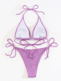 Twilight Elegance Bikini: Embrace Sunset Whisper.