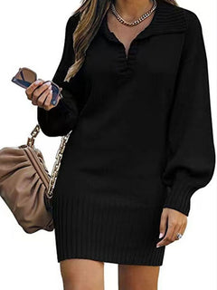 Luxurious Women's Sweater Skirt Set