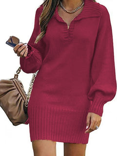 Luxurious Women's Sweater Skirt Set