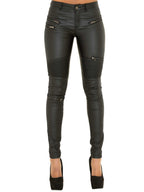 Rev up Your Style: Women's Multi-Zip Motorcycle Trousers