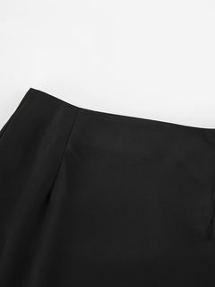 Float Through Life: Satin Elegance Skirt