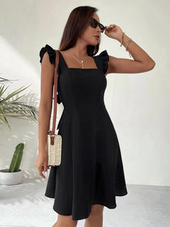 Charming Pastoral Suspenders Dress