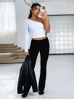 Comfy & Chic Flared Pants for Stylish Women!