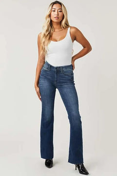 Comfy-Chic Women's Woven Denim Pants: Your Must-Have!