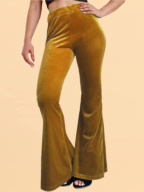 Velvet Flared Pants: Your Style Essential!