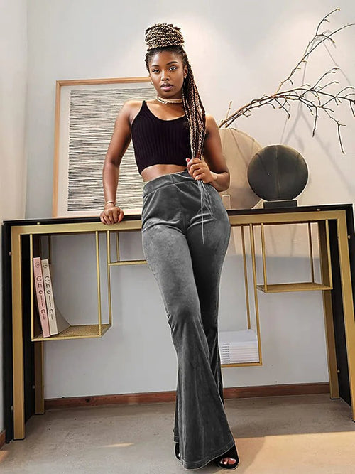 Velvet Flared Pants: Your Style Essential!