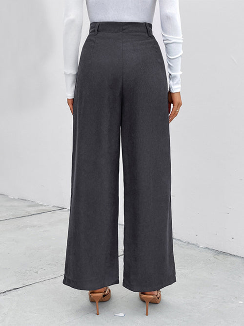 Stay Cosy & Chic: Women's Corduroy Patch Pants