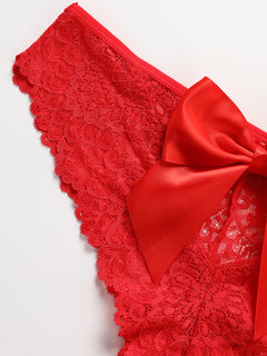 Enchanting Christmas Belle Lace Low-Waist Panties 💋