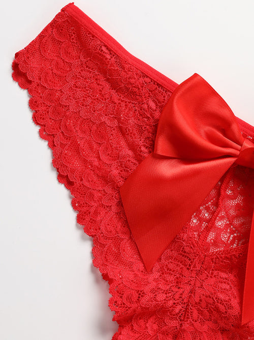 Enchanting Christmas Belle Lace Low-Waist Panties 💋