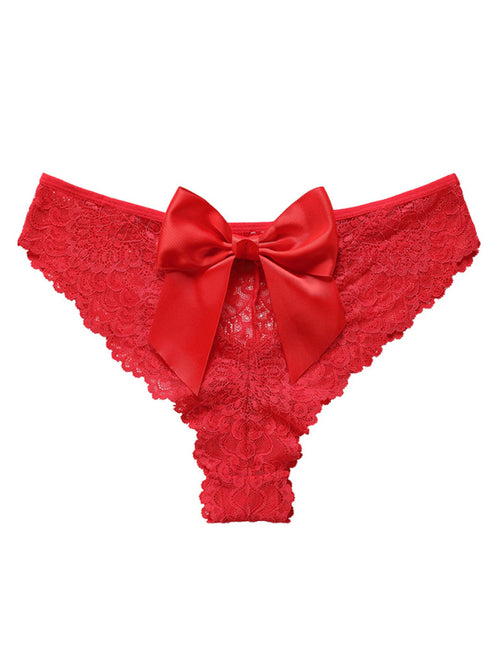 Enchanting Christmas Belle Lace Low-Waist Panties 💋