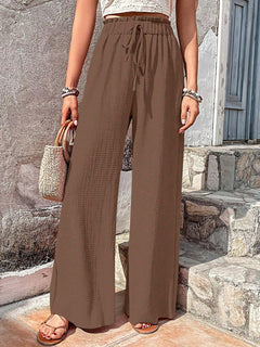 Stylish & Comfy Plaid Wide Leg Pants