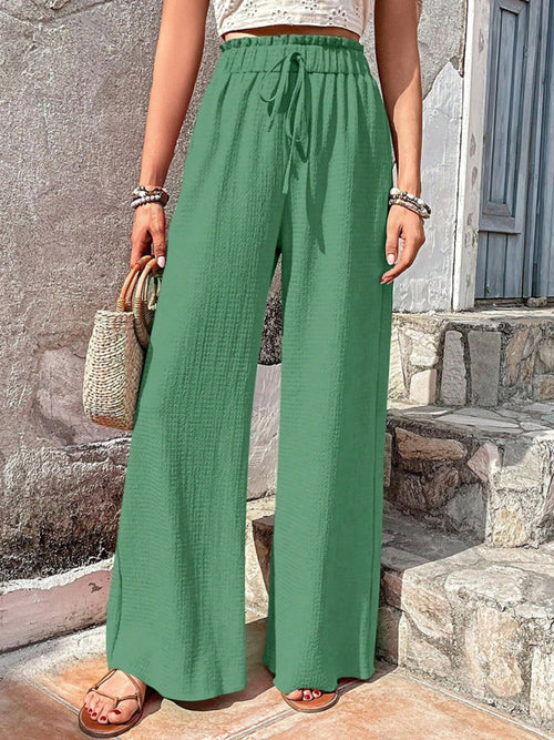 Stylish & Comfy Plaid Wide Leg Pants