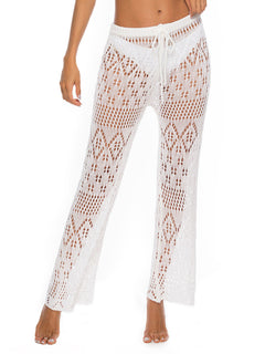 Ethereal Goddess Knitted Beach Pants