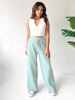 Whimsical Vibrance Drawstring Trousers