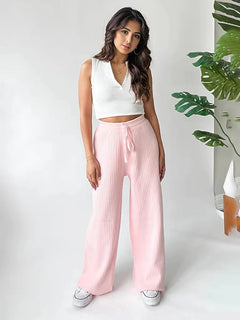 Whimsical Vibrance Drawstring Trousers