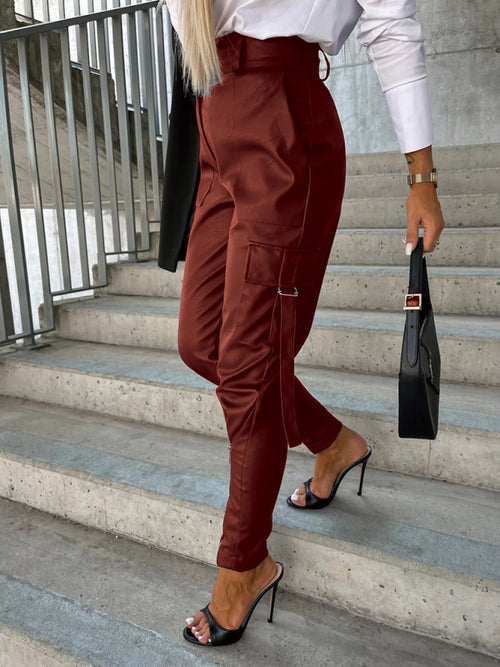 Chic PU Leather Pants: Your Autumn Essential!