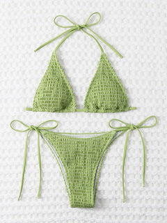 Enchanted Summer Dreams Lace-Up Bikini: Dive in!